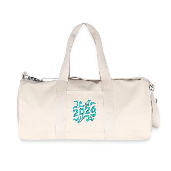 ANNÉE 2026 - Sac de sport en toile recyclée Stanley/Stella - blanc naturel - Devant