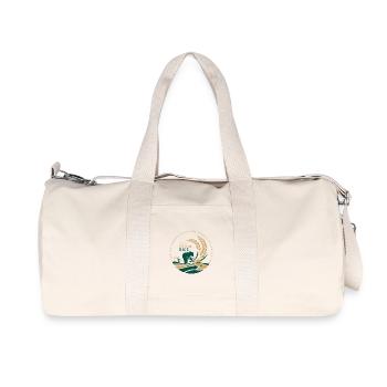 Thai Jasmine Rice Logo Organic - Recycled Canvas Sports Bag by Stanley/Stella - natural - Front