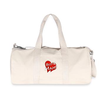 Best Mommy - Recycled Canvas Sports Bag by Stanley/Stella - natural - Front