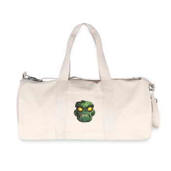 Scary zombie head - Recycled Canvas Sports Bag by Stanley/Stella - natural - Front