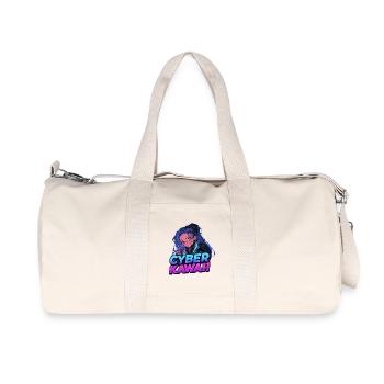 Cyber_Kawaii - Recycled Canvas Sports Bag by Stanley/Stella - natural - Front