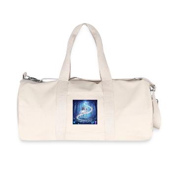 Signpost of Light in the Unicorn Forest - Recycled Canvas Sports Bag by Stanley/Stella - natural - Front