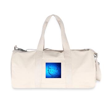 A splash of blue just for you - Recycled Canvas Sports Bag by Stanley/Stella - natural - Front