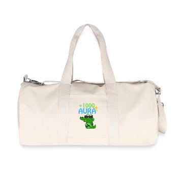 Kroko AND YOUTH WORDS - Recycled Canvas Sports Bag by Stanley/Stella - natural - Front
