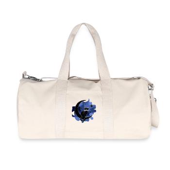 Katze - Recycelte Canvas-Sporttasche von Stanley/Stella - Naturweiß - Vorne