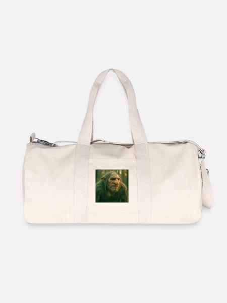 Nordische Mythologie, Kreatur, Troll - Recycelte Canvas-Sporttasche von Stanley/Stella - Naturweiß