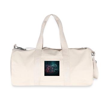 Runes au néon Wolfwald au clair de lune - Sac de sport en toile recyclée Stanley/Stella - blanc naturel - Devant