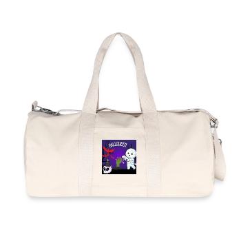 Mignon Halloween Momie et Zombie Main - Sac de sport en toile recyclée Stanley/Stella - blanc naturel - Devant