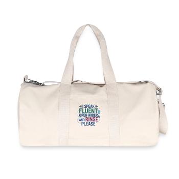 Dental Nurse Life Oral Health Assistant  - Recycled Canvas Sports Bag by Stanley/Stella - natural - Front