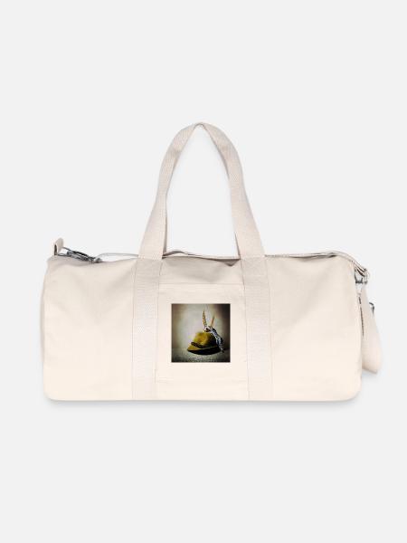 Alpine hat with feather band - Recycled Canvas Sports Bag by Stanley/Stella - natural