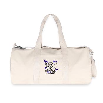 Padel Padel Tennis Sayings Gift Sports - Recycled Canvas Sports Bag by Stanley/Stella - natural - Front