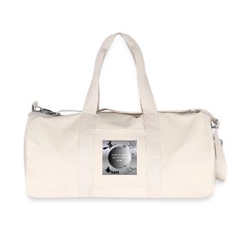 Ganzjährige Hexe Motiv Halloween - Recycelte Canvas-Sporttasche von Stanley/Stella - Naturweiß - Vorne