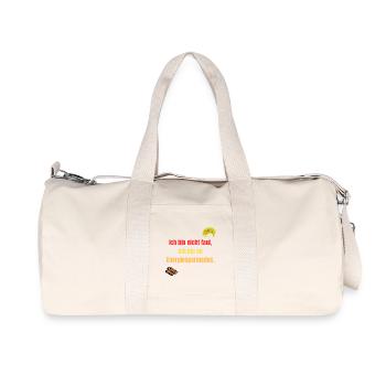 Energiemodus Motivationsspruch - Recycelte Canvas-Sporttasche von Stanley/Stella - Naturweiß - Vorne