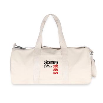 Birthday December 1995 - Recycled Canvas Sports Bag by Stanley/Stella - natural - Front