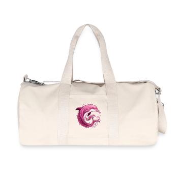 Dolphins - Recycled Canvas Sports Bag by Stanley/Stella - natural - Front