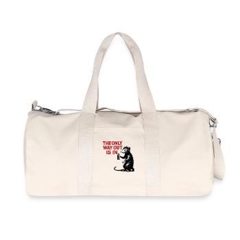 Der Weg nach innen - Recycelte Canvas-Sporttasche von Stanley/Stella - Naturweiß - Vorne