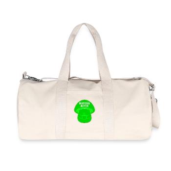 MATCHA TEA MUSHROOMS - Recycled Canvas Sports Bag by Stanley/Stella - natural - Front