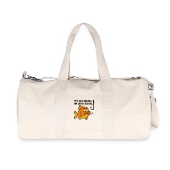 Nautic Design I've had enough! I'm Going Fishing - Recycled Canvas Sports Bag by Stanley/Stella - natural - Front