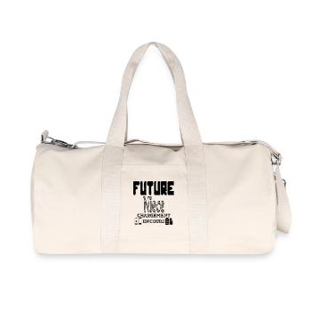 Future Nièce Chargement En Cours - Sac de sport en toile recyclée Stanley/Stella - blanc naturel - Devant