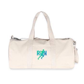 Dynamischer Läufer RUN - Recycelte Canvas-Sporttasche von Stanley/Stella - Naturweiß - Vorne