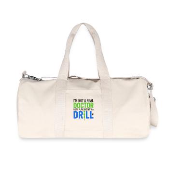 Dental Professional Life Oral Care  - Recycled Canvas Sports Bag by Stanley/Stella - natural - Front
