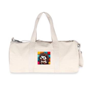 hérisson - Sac de sport en toile recyclée Stanley/Stella - blanc naturel - Devant
