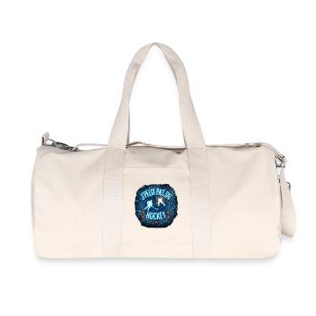 I can't I have hockey - Recycled Canvas Sports Bag by Stanley/Stella - natural - Front