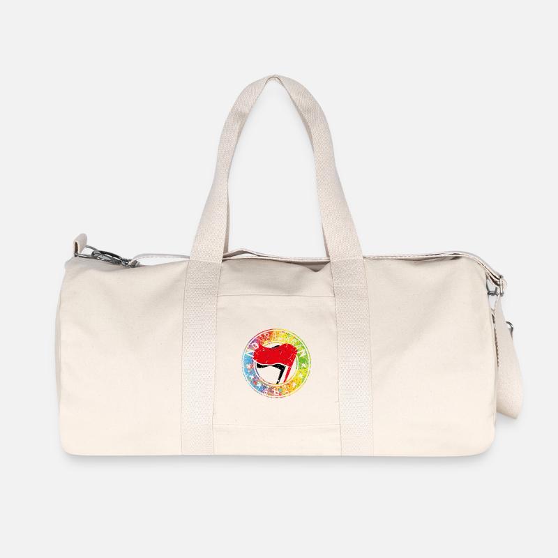 Non Pasaran 161 - Sac de sport en toile recyclée Stanley/Stella - blanc naturel