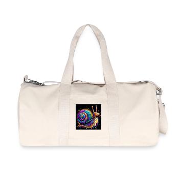 Escargot - Sac de sport en toile recyclée Stanley/Stella - blanc naturel - Devant
