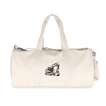 Excavatrice jouet - I Shovel Children’s Dreams Free - Sac de sport en toile recyclée Stanley/Stella - blanc naturel - Devant