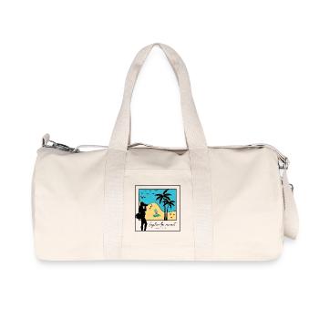 capture the moment beach lover - Sac de sport en toile recyclée Stanley/Stella - blanc naturel - Devant