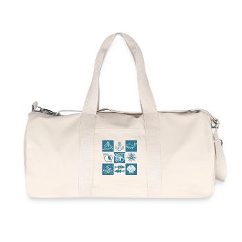 St Trop is calling - Recycled Canvas Sports Bag by Stanley/Stella - natural - Front