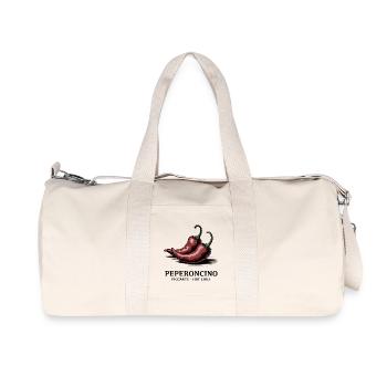 Peperoncino Piccante – Hot Chili - Recycled Canvas Sports Bag by Stanley/Stella - natural - Front