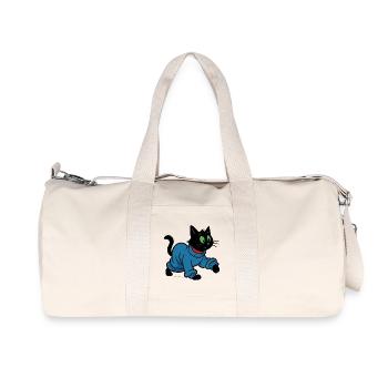 Meeko in oversized sweater - Recycled Canvas Sports Bag by Stanley/Stella - natural - Front