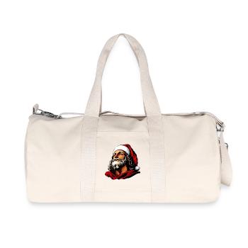 Jésus Noël - Sac de sport en toile recyclée Stanley/Stella - blanc naturel - Devant