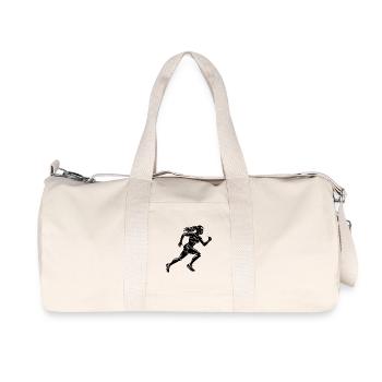 Woman runner - Recycled Canvas Sports Bag by Stanley/Stella - natural - Front