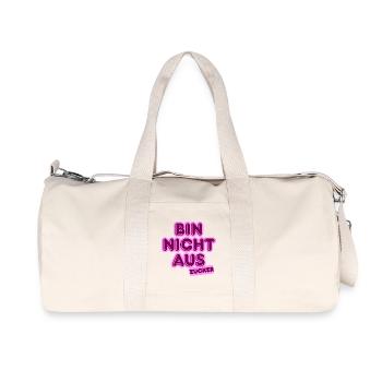 Bin Nicht Aus Zucker - Recycelte Canvas-Sporttasche von Stanley/Stella - Naturweiß - Vorne