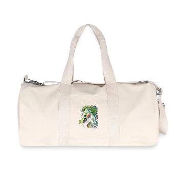 Explosion des couleurs rastafari de Jésus - Sac de sport en toile recyclée Stanley/Stella - blanc naturel - Devant
