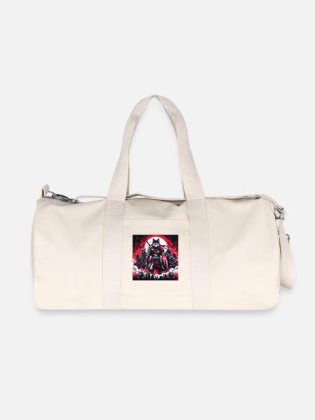 Wolves of the Crimson Legion - Recycled Canvas Sports Bag by Stanley/Stella - natural