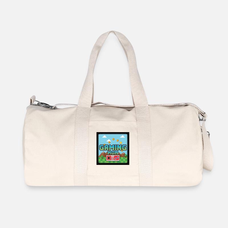 Gaming Mom - Recycelte Canvas-Sporttasche von Stanley/Stella - Naturweiß