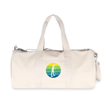 Tennis - Recycelte Canvas-Sporttasche von Stanley/Stella - Naturweiß - Vorne