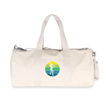 Tennis - Recycelte Canvas-Sporttasche von Stanley/Stella - Naturweiß - Vorne