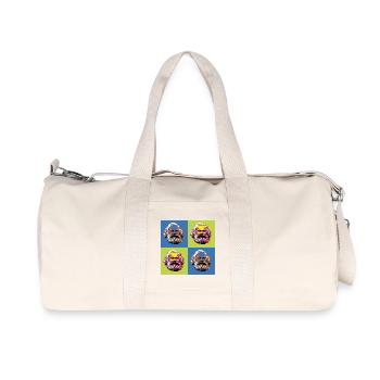 Karl Marx & Communism & Communist - Recycled Canvas Sports Bag by Stanley/Stella - natural - Front