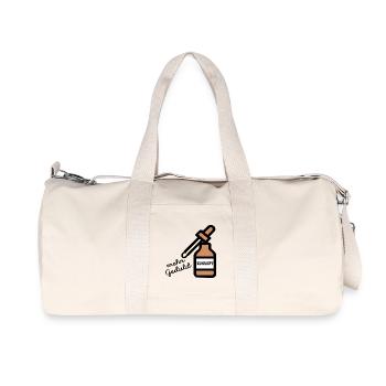 Zukunft Jahresvorsätze Geduld - Recycelte Canvas-Sporttasche von Stanley/Stella - Naturweiß - Vorne