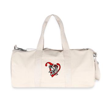 Letter V Initial - Recycled Canvas Sports Bag by Stanley/Stella - natural - Front