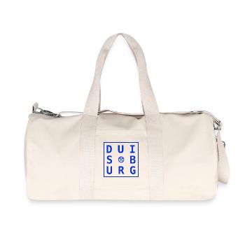 Duisburg Ruhrpott Design Cadeau & Souvenir Bleu - Sac de sport en toile recyclée Stanley/Stella - blanc naturel - Devant