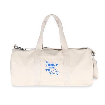 Only Here To Party - Recycled Canvas Sports Bag by Stanley/Stella - natural - Front