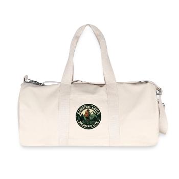 Abenteuer Warte Bergleben - Recycelte Canvas-Sporttasche von Stanley/Stella - Naturweiß - Vorne