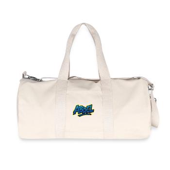 Graffiti Name Abdel ideal printable gift - Recycled Canvas Sports Bag by Stanley/Stella - natural - Front