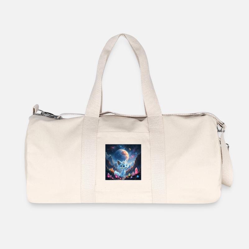 Celestial Crucible Blue Fox - Recycled Canvas Sports Bag by Stanley/Stella - natural